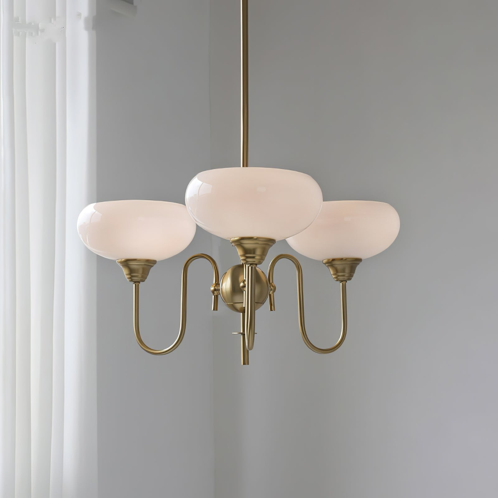 Chandelier Luxe en Verre et Métal – Élégance et Raffinement pour Votre Intérieur