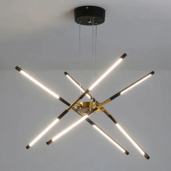 Chandelier Spider Moderne – Lustre Élégant avec 6 à 12 Lampes pour Salle à Manger, Salon et Bureau