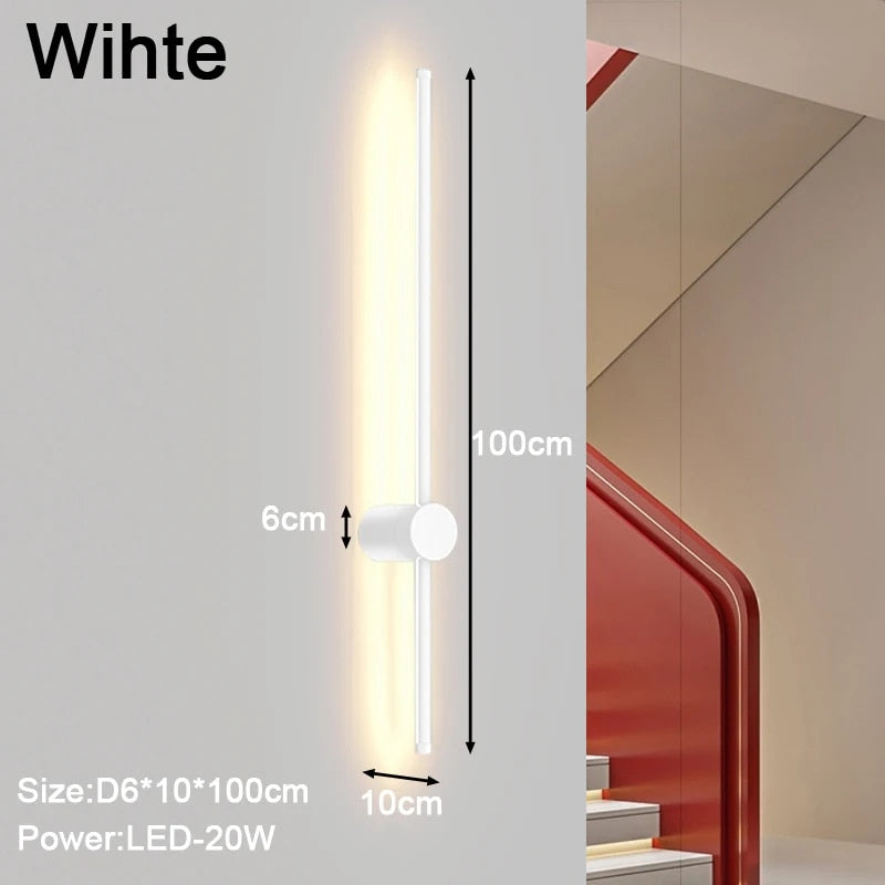 Applique Murale LED Minimaliste NordicShine - Design Scandinave Moderne et Élégant