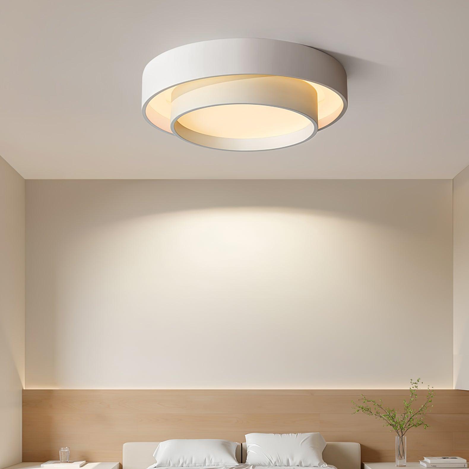 Plafonnier Moderne à LED - Design Cylindrique Élégant et Intégré
