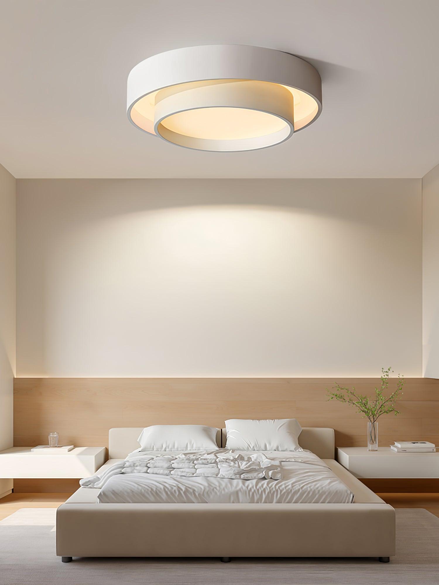 Plafonnier Moderne à LED - Design Cylindrique Élégant et Intégré