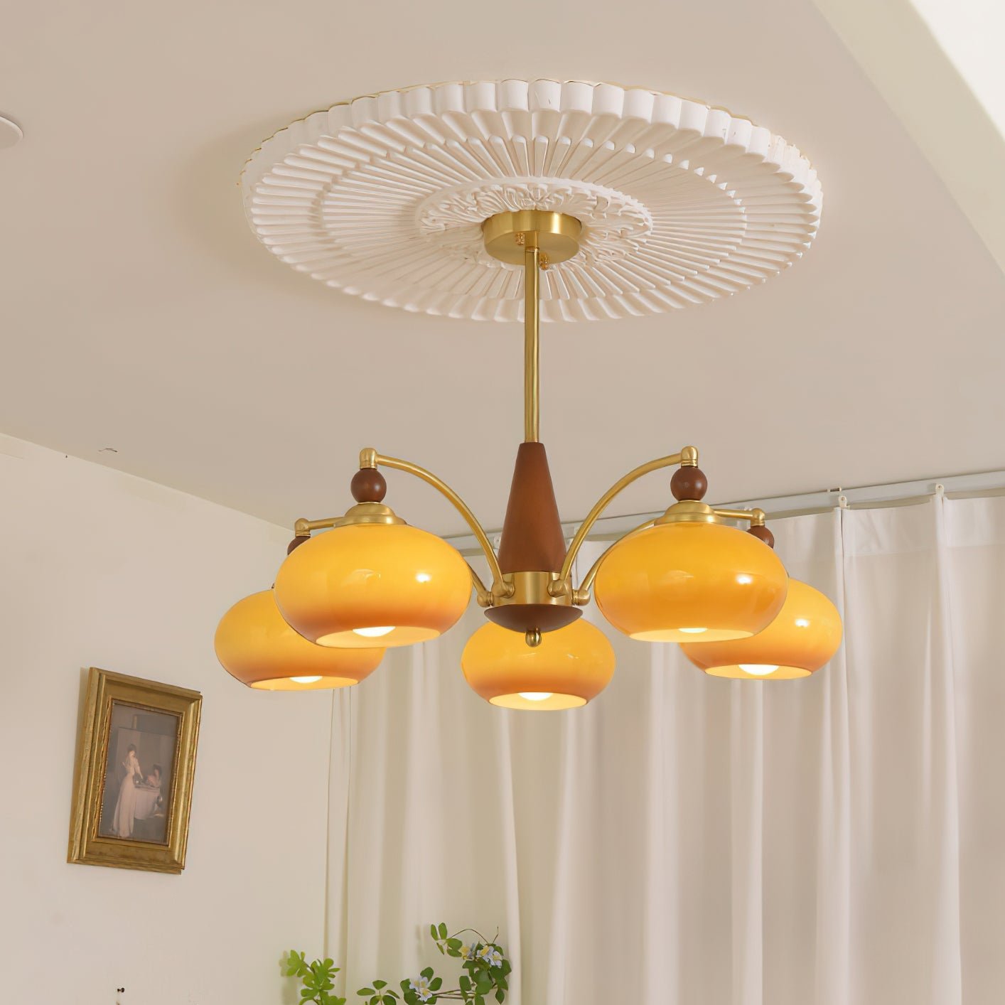 Chandelier Retro Melodica - Élégance Victoriienne et Artisanat Moderne